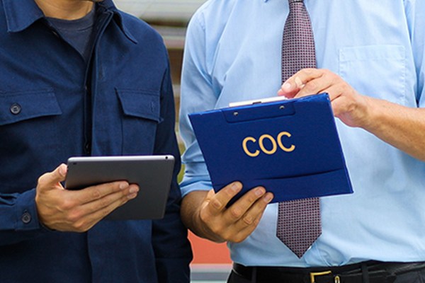 伊拉克合格证书(COC) - 认证